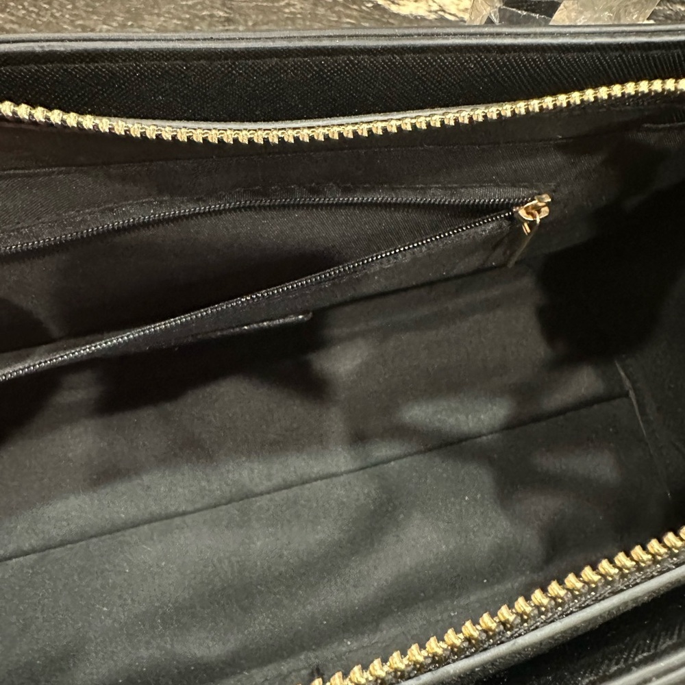 Trina Turk Black Satchel with Bow Accent - Picture 4 of 9